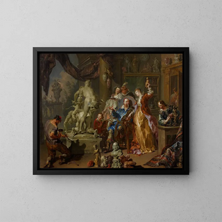 Johann Georg Platzer - The sculptors studio.webp