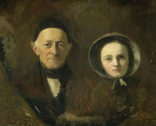 Johann Georg Schwartze - Portrait of Johann Joseph Hermann the Artists FatherinLaw with his Grandchild Ida Schwartze the Artists oldest Daughter.webp