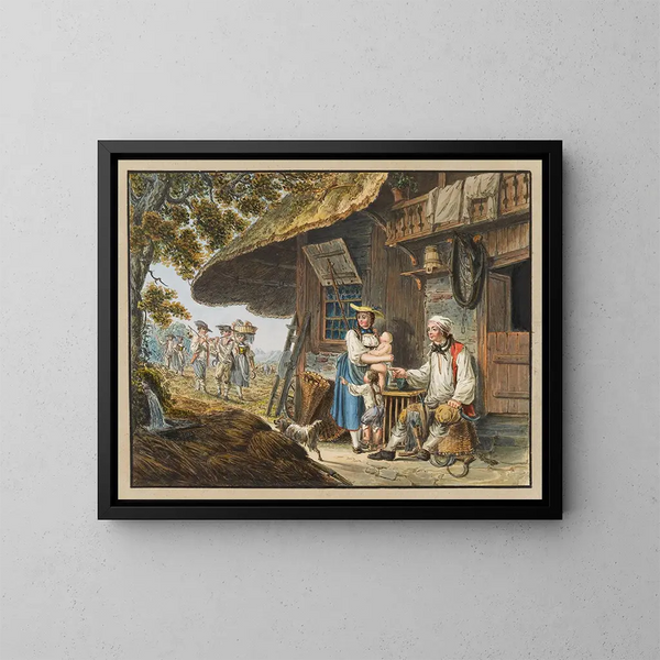 Lettere - Johann Georg Volmar — quadro incorniciato alla parete