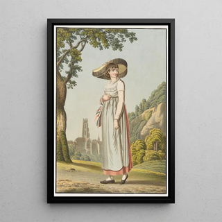 Johann Georg Volmar - Paysanne Fribourgeoise de la partie romande du Canton.webp