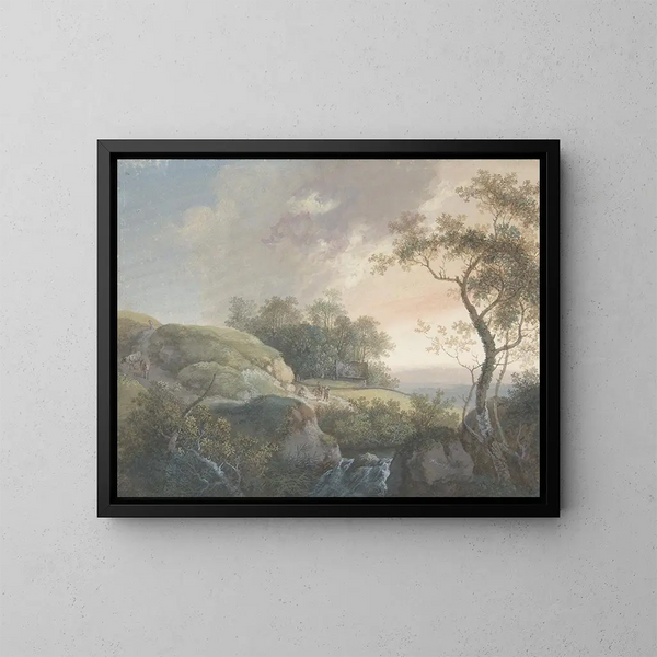Le Matin - Johann Georg Wagner — quadro incorniciato alla parete
