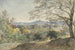 Vista sulla valle dell'Inn verso le Alpi e Neubeuern - Johann Georg von Dillis — vista dell’opera