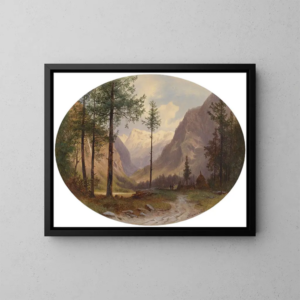 Anlaufthal - Giovanni Battista Varano — quadro incorniciato alla parete