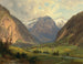 La valle di Ktschachthal con il Bcksteinkogel e il muro celeste vicino a Wild Bad Gastein - Giovanni Battista Varano — vista dell’opera