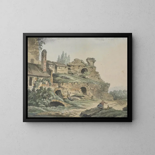 Amphithéâtre - Johann Gottlieb Hackert — quadro incorniciato alla parete