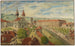 Vista della Chiesa dello Spirito Santo e dell'Ospedale Grande, Berna - Johann Grimm — vista dell’opera