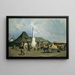 Place du Marché à Szolnok - Johann Gualbert Raffalt — quadro incorniciato alla parete