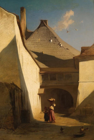 Johann Gualbert Raffalt - Ungarischer Bauernhof.webp