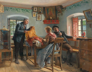 Johann Hamza - Choosing new shawls at home.webp