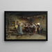 Divertissement musicale in alpe - Johann Hamza — quadro incorniciato alla parete