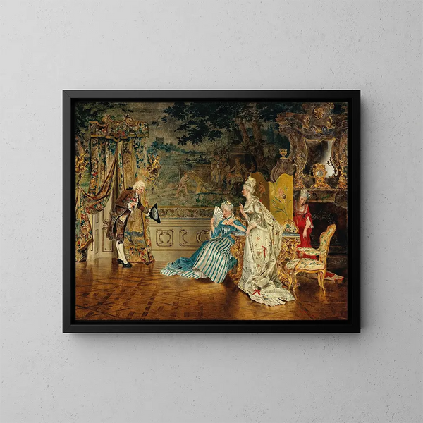 Il Cavaliere - Johann Hamza — quadro incorniciato alla parete