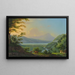 Vista vicino a Goldweil sul lago di Thoune - Johann Heinrich Bleuler il Giovane — quadro incorniciato alla parete