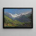 La valle di Lauterbrunnen dal sentiero verso la Wengernalp - Johann Heinrich Bleuler il Giovane — quadro incorniciato alla parete