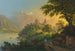 Il castello di Rinkenberg sul lago di Brienz - Johann Heinrich Bleuler il Giovane — vista dell’opera