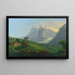 Le Wetterhorn à Grindelwald - Johann Heinrich Bleuler le Jeune — quadro incorniciato alla parete