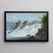 Le cascate del Reno - Johann Heinrich Bleuler il Giovane — quadro incorniciato alla parete