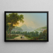 Paesaggio sul lago di Walenstadt - Johann Heinrich Bleuler il Giovane — quadro incorniciato alla parete