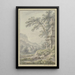 Paesaggio della valle con una fattoria - Johann Heinrich Müntz — quadro incorniciato alla parete