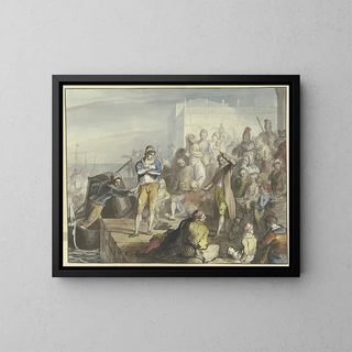 Johann Heinrich Ramberg - Improvisator auf der Piazetta in Venedig.webp