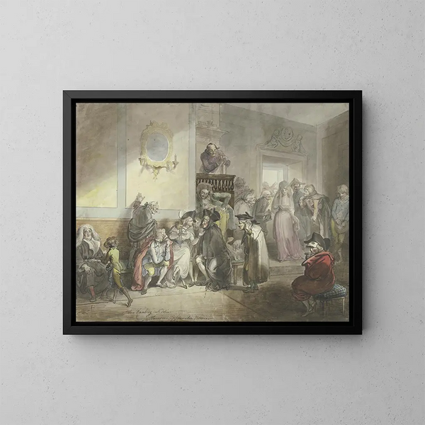 Casino vénitien - Johann Heinrich Ramberg — quadro incorniciato alla parete