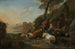 Famiglia di pastori con gregge in un paesaggio meridionale - Johann Heinrich Roos — vista dell’opera