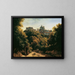 Vista di Ariccia - Johann Heinrich Schilbach — quadro incorniciato alla parete