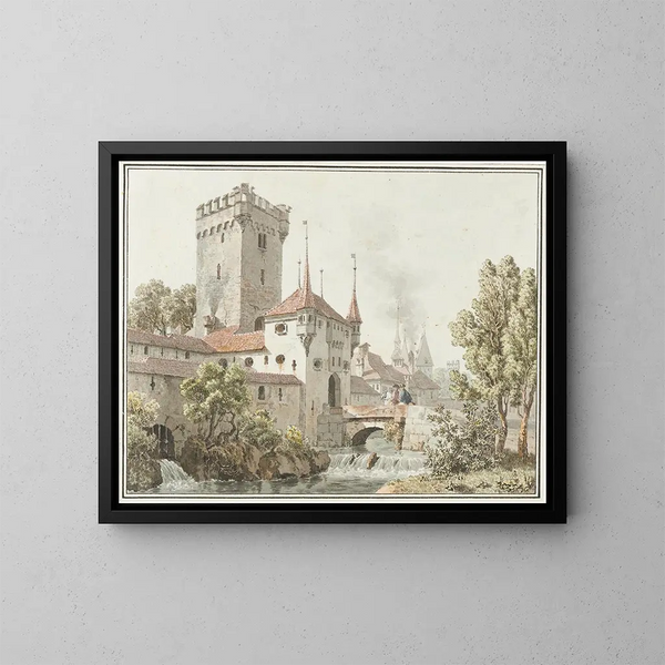 Bern Golatenmattgate - Johann Jakob Biedermann — quadro incorniciato alla parete
