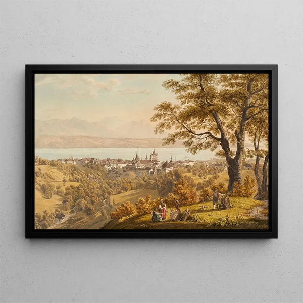 di Losanna Nord-Est - Johann Jakob Biedermann — quadro incorniciato alla parete