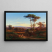 Vista di Roma dal Monte Mario - Johann Jakob Frey — quadro incorniciato alla parete