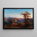 Vista di Tivoli - Johann Jakob Frey — quadro incorniciato alla parete