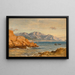 Baia a Terracina - Johann Jakob Frey — quadro incorniciato alla parete