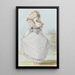 Dame noble en costume rococo - Johann Jakob Lutz — quadro incorniciato alla parete