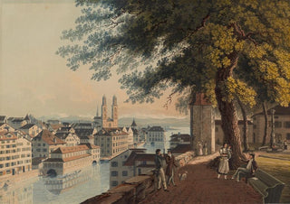 Johann Jakob Meyer - Zrich gezeichnet auf dem Lindenhof.webp