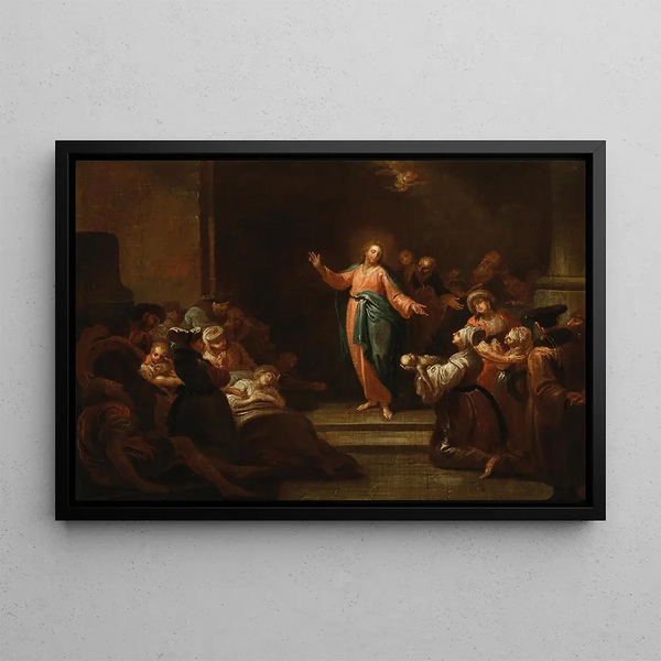 Johann Josef Karl Henrici - Christ raising a child from death.webp