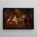 L'Adorazione dei pastori - Johann Josef Karl Henrici — quadro incorniciato alla parete