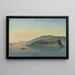 L'isola Saint-Pierre del nord - Johann Joseph Hartmann — quadro incorniciato alla parete
