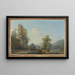 Château Reichenstein vicino ad Arlesheim - Johann Joseph Hartmann — quadro incorniciato alla parete