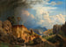 Un vasto paesaggio con arcobaleno - Johann Kautsky — vista dell’opera