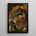 Saint Dominique recevant le Rosaire de Marie - Johann Konrad Wengner — quadro incorniciato alla parete