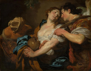 La Tentazione di Santa Maria Maddalena - Johann Liss — vista dell’opera