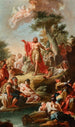 Le sermon de Saint Jean-Baptiste - Johann Lucas Kracker — vista dell’opera