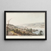 Luschertz vicino al lago di Bienne - Johann Ludwig Aberli — quadro incorniciato alla parete
