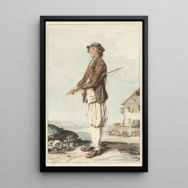 Johann Ludwig Aberli - Paysan des environs du Lac de Morat.webp
