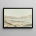 Vista di Vevay - Johann Ludwig Aberli — quadro incorniciato alla parete