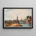 Vista della città di Utrecht - Johann Ludwig Bleuler — quadro incorniciato alla parete