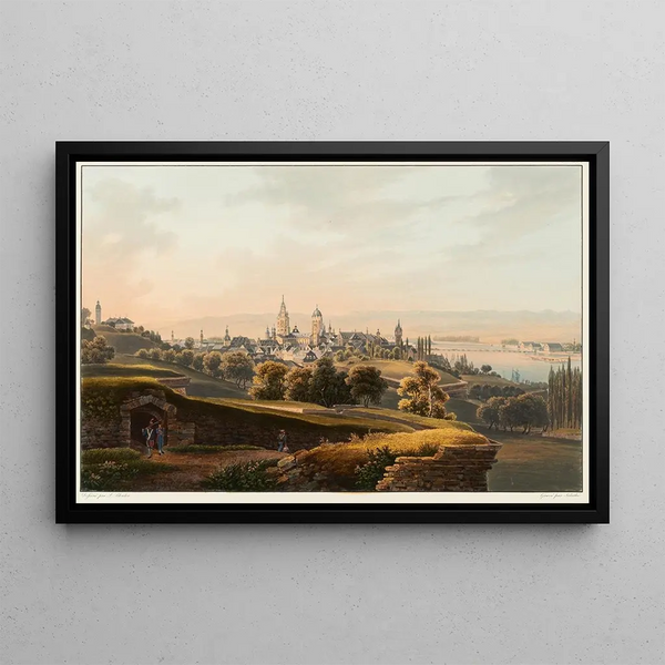 Johann Ludwig Bleuler - Vue de la ville de Mayence et de ses environs.webp