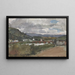 Paesaggio fluviale con ponte - Johann Marx — quadro incorniciato alla parete