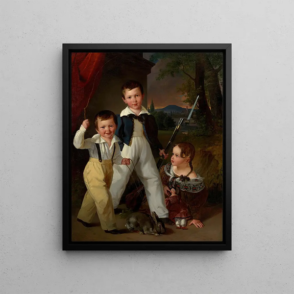 Johann Matthias Ranftl - Carl Mathias und Katherine Wisgrill als Kinder.webp