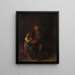 Il nonno - Johann Matthias Ranftl — quadro incorniciato alla parete