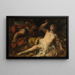 Tarquinio e Lucrezia - Johann Michael Rottmayr — quadro incorniciato alla parete